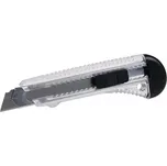 Odlamovací nůž 18mm P 205, tlačítková aretace, vodítko, Levior 16026 (L16026)