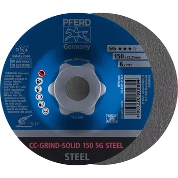 Brusný kotouč Brusný kotouč 150 mm Pferd CC-GRIND-SOLID 150 SG-STEEL (PF4007220952894)