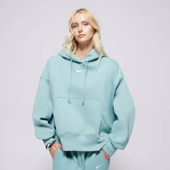 Dámská mikina Nike Mikina W Nsw Phnx Flc Oos Po Hoodie Zelená L