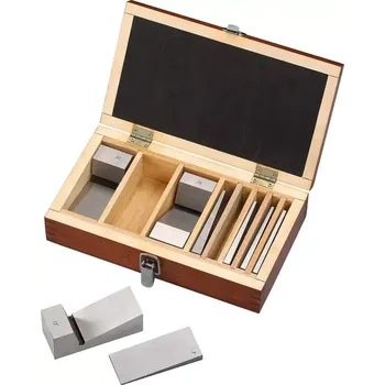 Úhloměr Úhlové základní měrky univerzální sada 8-dílná (BER351005)