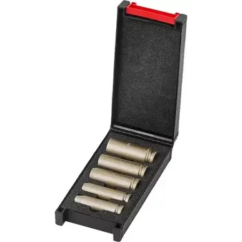 Sada nářadí Nástrčné hlavice 1/2" 10 ÷ 24 mm Gedore 0430046S, dlouhé, rázové Nejiskřivé (ATEX) (Sada 5 dílů) (GED0430046S)