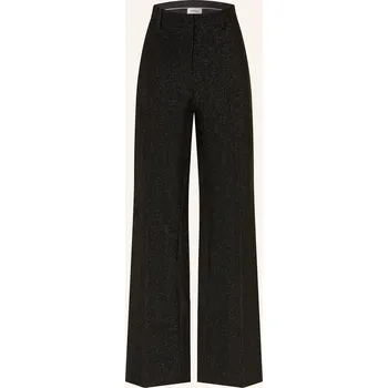 Dámské kalhoty Ottod'ame Dámské Marlene Kalhoty S Třpytivou Přízí, černá, 38