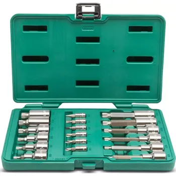 Gola sada 18 ks. Sada bitových nástrčných hlavic s pohonem 1 (SATAST09051SJ)