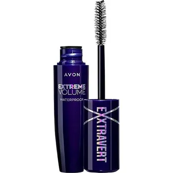 Řasenka AVON Voděodolná Exxtravert Extra Volume Blackest Black 9,5 ml