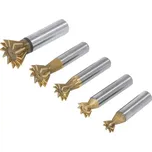 Bernardo 42-1024 Frézy rybinové, TiN, sada 5-dílná (BER421024)