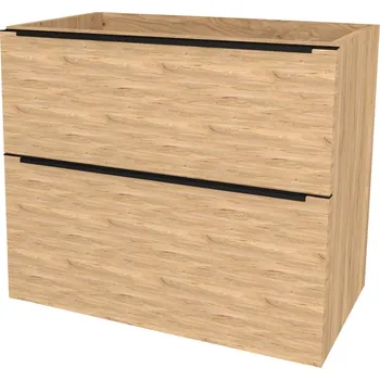 Koupelnový nábytek Mereo Mailo Koupelnová skříňka 805x700x476 mm, černé madlo, Multidecor, Jasan horský, CN591SBJASH