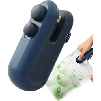 fomička na zmrzlinu Univerzál Mini USB nabíjecí svářečka sáčků s řezačkou