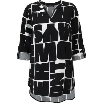 Dámská halenka DORIS STREICH dámská tunika černobílá