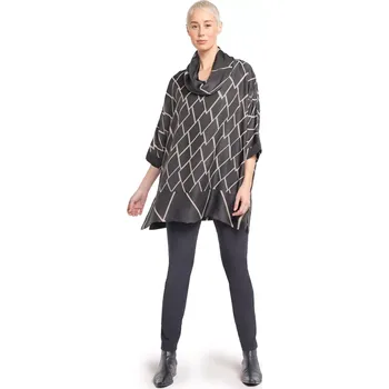Dámská halenka DORIS STREICH dámská tunika černobéžová