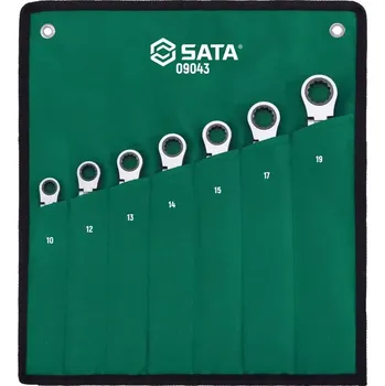 Klíč 7 ks Sada metrických klíčů s ohebnou hlavou s aret (SATAST09043SJ)