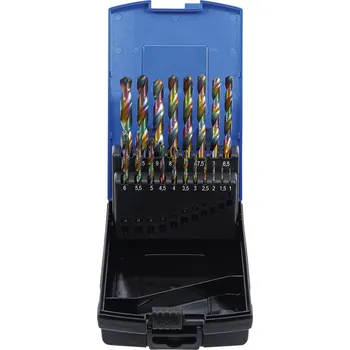 Vrták Vrtáky spirálové HSS 1 ÷ 10 mm BGS102014. Sada 19 dílů (BGS102014)