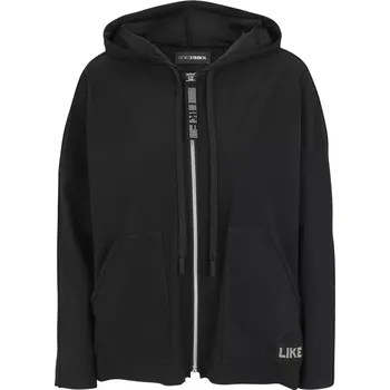 Dámské sako DORIS STREICH dámská bunda černá slabá s kapucí