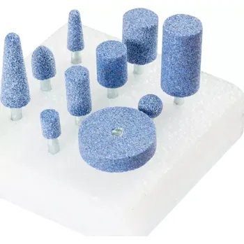 Příslušenství k brusce Brusná tělíska stopka 6 mm Pferd 2001 JG TOUGH Sada 10 ks (PF4007220947609)