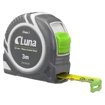 Měřicí přístroj Svinovací metr PUSH LOCK 3 m LUNA Tools 270730104 class I. (LUNA270730104)