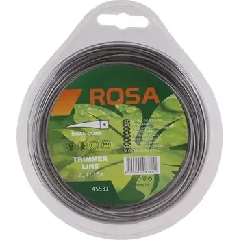 Struna do sekačky Struna 2.4/15m čtverec s nylon.středem (L45531)