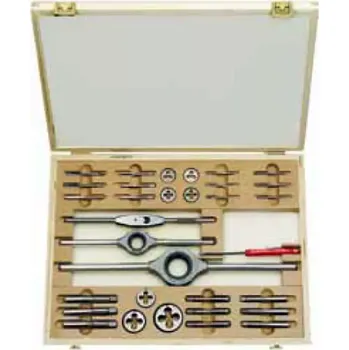 Závitořezný nástroj Souprava závitořezných nástrojů Bučovice Tools M 1-D, HSS (M3 - M12) (BU340 128)