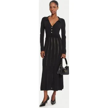 Dámské šaty TWINSET Úpletové šaty 252TP3110 Černá Regular Fit S