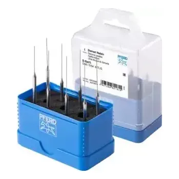 Brusný kotouč Diamantové jehlové pilníky pr. 3 mm Pferd D-Set/3 D46/64 - jemné (Sada 8 dílů) (PF4007220601815)