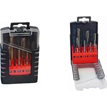 Závitořezný nástroj Souprava strojních závitníků a vrtáků (ČSN 22 1121) Bučovice Tools M3-M12, HSS, lamač třísek (BU104 001)