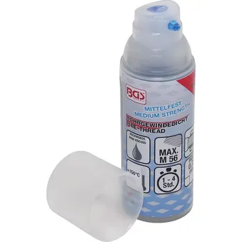 Průmyslové lepidlo Těsnění trubkových závitů BGS 80612 střední pevnost, viskózní. Dávkovací pumpička 50 g (BGS1080612)