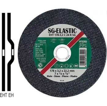 Řezný kotouč Řezací kotouč EH 115-2,4 C 30 R SG/22,23. PFERD - SG-ELASTIC (PF4007220163252)