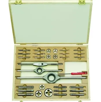 Závitořezný nástroj Závitníky a očka M3 ÷ M12 na nerez Bučovice tools M 1-II D HSSE VA-NT (Sada 19 dílů) (BU390 122)