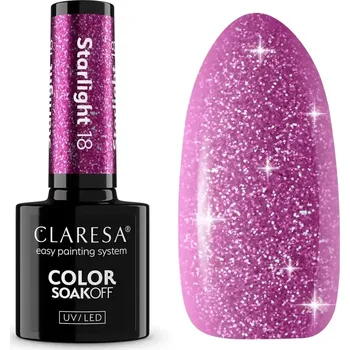Lak na nehty Gel lak CLARESA® Starlight 18, 5g