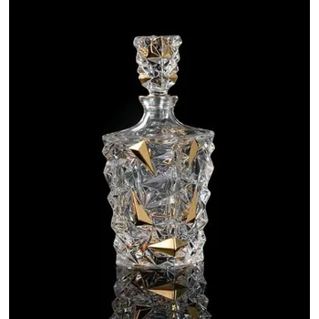 Karafa skleněná BG15107-01-zlato, Varianta Křišťál