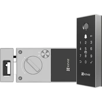 chytrý zámek Ezviz DL03 Pro - Chytrý přídavný zámek s klávesnicí (karta / otisk / kód)