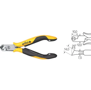 Kleště WIHA Z 46 1 115 04SB-Elek.-Schrägvornschn., 29° 11 (WIHA27450)