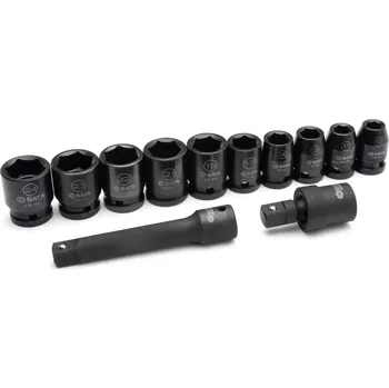 Gola sada 12 ks. Sada metrických 6hranných nástrčných hlavic (SATAST09009SJ)