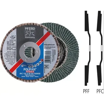 Řezný kotouč Lamelový brusný kotouč PFC 150 Z 60 SG-POWER/22,23. PFERD (PF4007220030394)