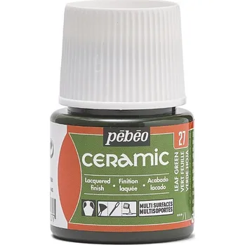Speciální výtvarná barva Barva na keramiku Pébéo Ceramic 45 ml - 27 Leaf Green