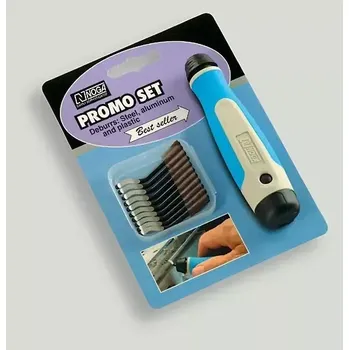 Pracovní nůž Sada nožů (10ks) + rukojeť PROMO "N" NOGA NG8000 (NOGANG8000)