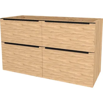 Koupelnový nábytek Mereo Mailo Koupelnová skříňka 1205x700x476 mm, černé madlo, Multidecor, Jasan horský, CN593SBJASH