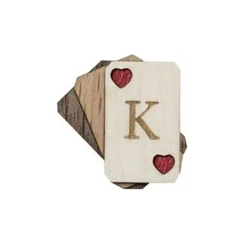 Brož Párová brož King of Hearts s možností výměny či vrácení do 30 dnů zdarma - BR146