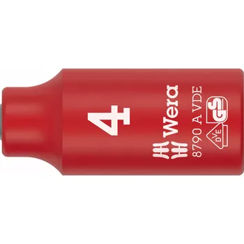 Wera 005930 Nástrčná hlavice Zyklop 1/4" 6hran 4 mm typ 8790 A VDE, izolovaná (W05005930001)
