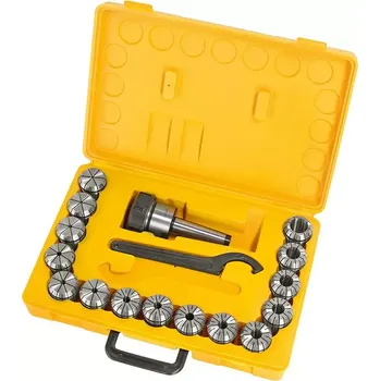 Kleštinový upínač se sadou kleštin, MK 3 - 15 kusů (BER261006)