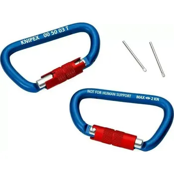 Kleště KNIPEX 00 50 03 T BK Karabina 2 kusy (K 00 50 03 T BK)