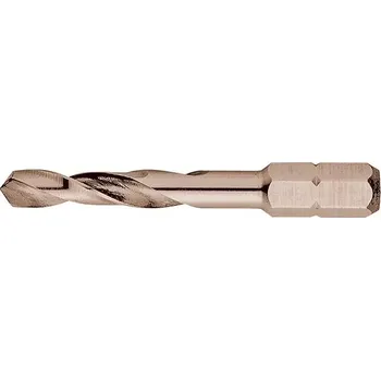 Vrták Bit 1/4" se spirálovým HSS vrtákem do kovu pr. 3,2 mm, vybrušovaný, DIN 3126, Format 10380330 (EDE10380330)