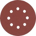 Brusné listy Milwaukee pro excentrické brusky průměr 125 mm, P120, 8 otvorů (5 ks) (MI4932367743)