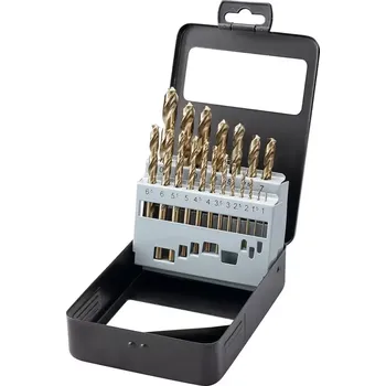 Vrták Vrták HSS-Co pr. 1 - 10,0 mm. Sada 19-dílů (BER411005)