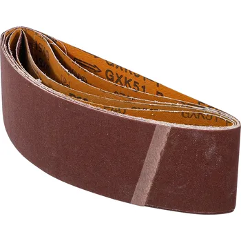 Příslušenství k brusce Brusné pásy Kraftmann pro pásové brusky 75 x 533 mm BGS1080822 (Sada 5 ks) (BGS1080822)