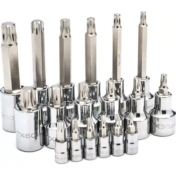 Gola sada 18 ks. Sada nástrčných hlavic 1/4" a 1/2" s pohone (SATAST09052SJ)