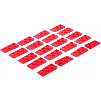 dílenský stroj Univerzální montážní klíny Kraftmann BGS1080716 plastové (Sada 20 ks) (BGS1080716)