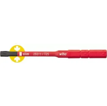 Šroubovák Wiha 36071 Nástavec SoftFinish VDE TORX T25x90, electric slimBit, Typ 2831-15 (WIHA36071)