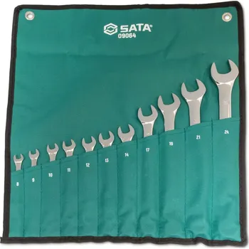 Klíč 11 ks. Sada metrických kombinovaných klíčů - 8, 9, (SATAST09064SJ)