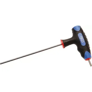 Ruční nářadí Zástrčný šestihranný klíč (inbus) 3 mm s T-rukojetí a boční čepelí. BGS 4010 (BGS104010-3)