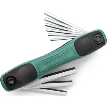 Ruční nářadí Sada 9 ks. Sada šestihranných klíčů SAE (SATAST09122SJ)