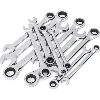 Klíč Očkoploché ráčnové klíče 8 ÷ 19 mm v kazetě SATA Tools ST09040-02 - 12 ks (SATAST09040-02)